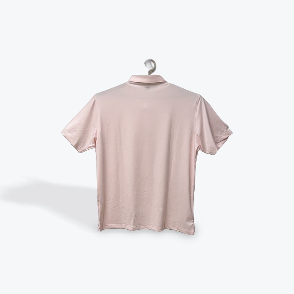 Peter Millar Crown Crafted Polo Shirt XL Mens Pink Tailored Fit MF20EK500S MROSE - Picture 2 of 9
